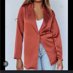 Satin blazer